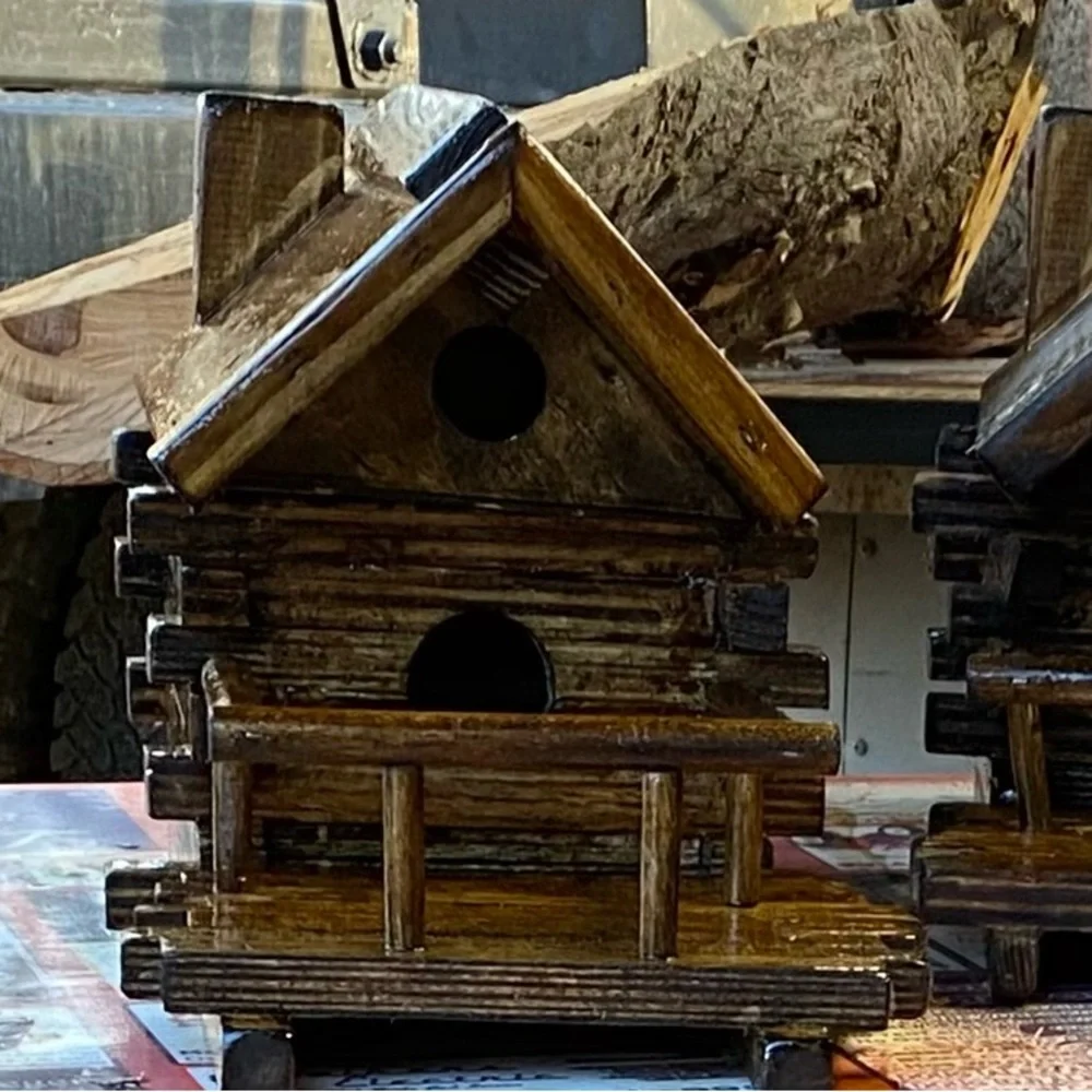 Handmade Wooden Bird Cabin